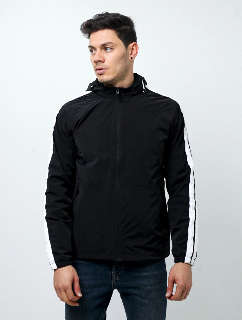 Blouson à capuche zippé